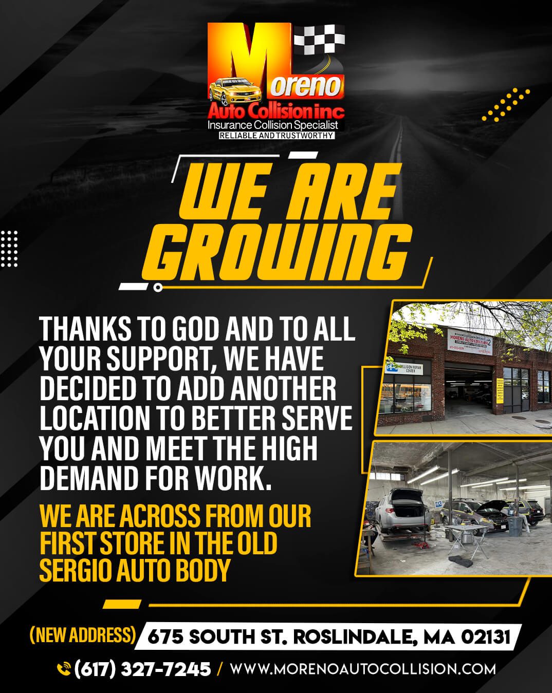 Moreno Auto Collision Auto Collision Specialist Roslindale, MA